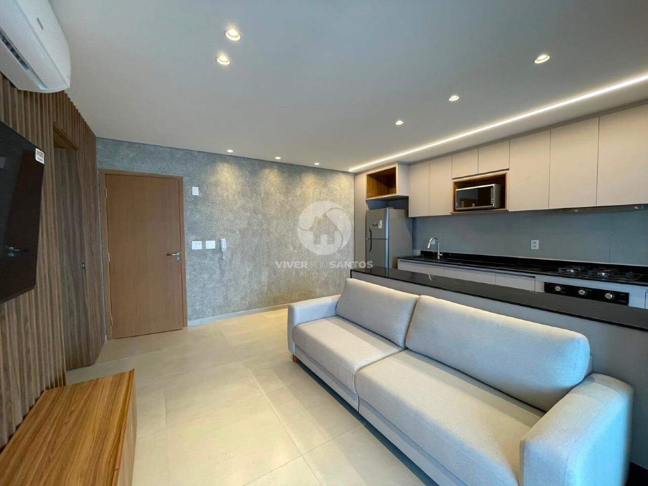 Apartamento 2 Dormitórios, Varanda Gourmet e Vista Livre - Santos SP em José Menino, Santos — foto 2