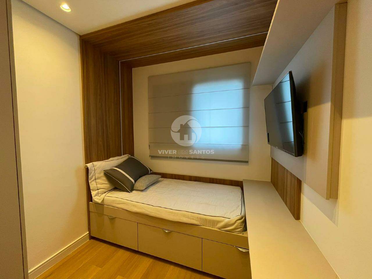 Apartamento 2 Dormitórios, Varanda Gourmet e Vista Livre - Santos SP em José Menino, Santos — foto 9