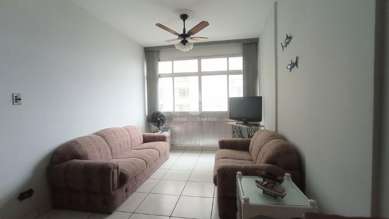 Apartamento 65 m², Vista Lateral para o Mar e Portaria 24 Horas no Embaré - Santos SP em Boqueirão, Santos — foto 3