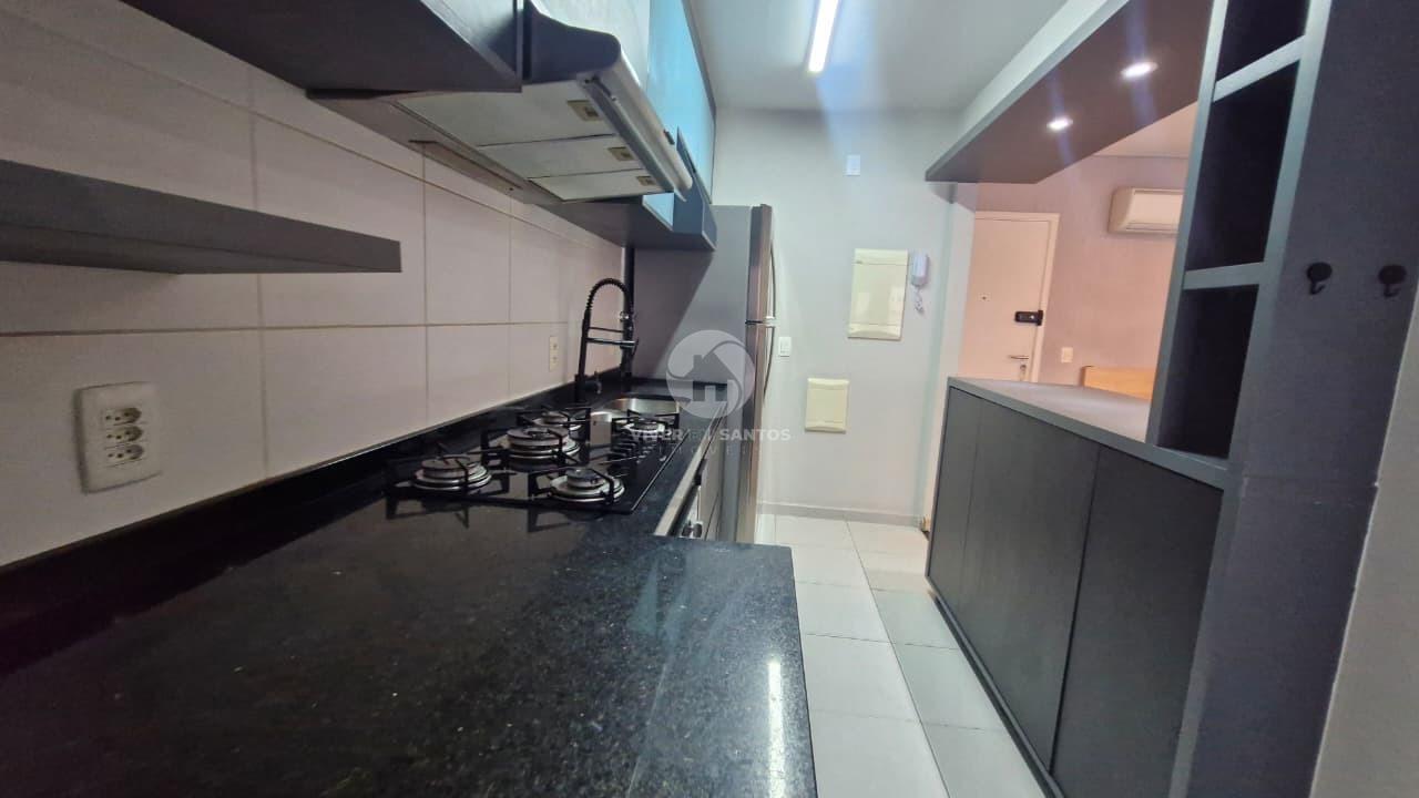 Apartamento 1 Suíte no Edifício Legend, Mobiliado e Andar Alto - Gonzaga - Santos SP em Gonzaga, Santos — foto 9