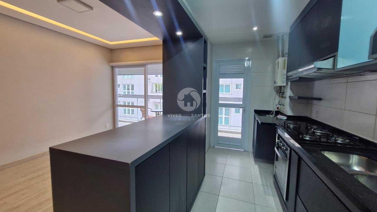 Apartamento 1 Suíte no Edifício Legend, Mobiliado e Andar Alto - Gonzaga - Santos SP em Gonzaga, Santos — foto 3