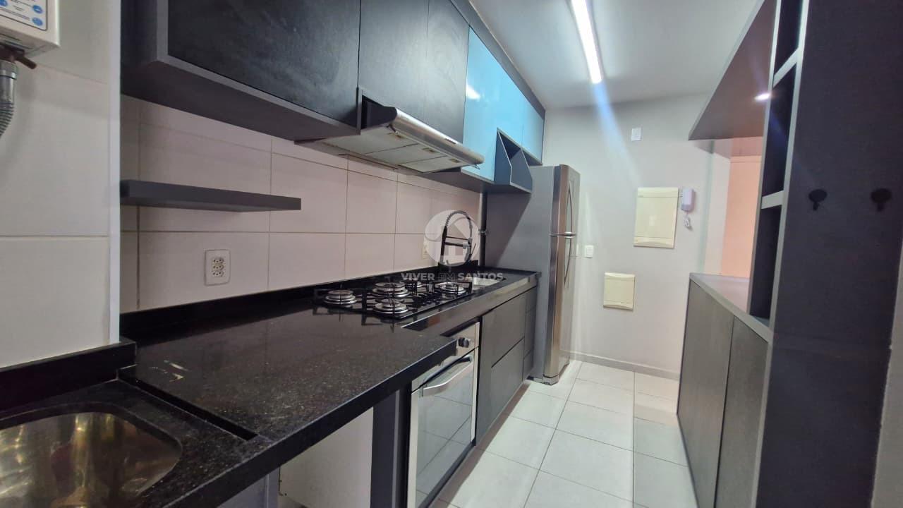 Apartamento 1 Suíte no Edifício Legend, Mobiliado e Andar Alto - Gonzaga - Santos SP em Gonzaga, Santos — foto 6