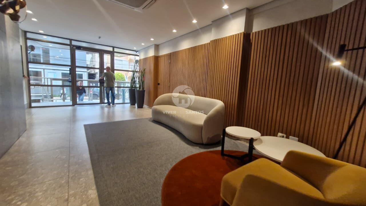 Apartamento 1 Suíte no Edifício Legend, Mobiliado e Andar Alto - Gonzaga - Santos SP em Gonzaga, Santos — foto 19