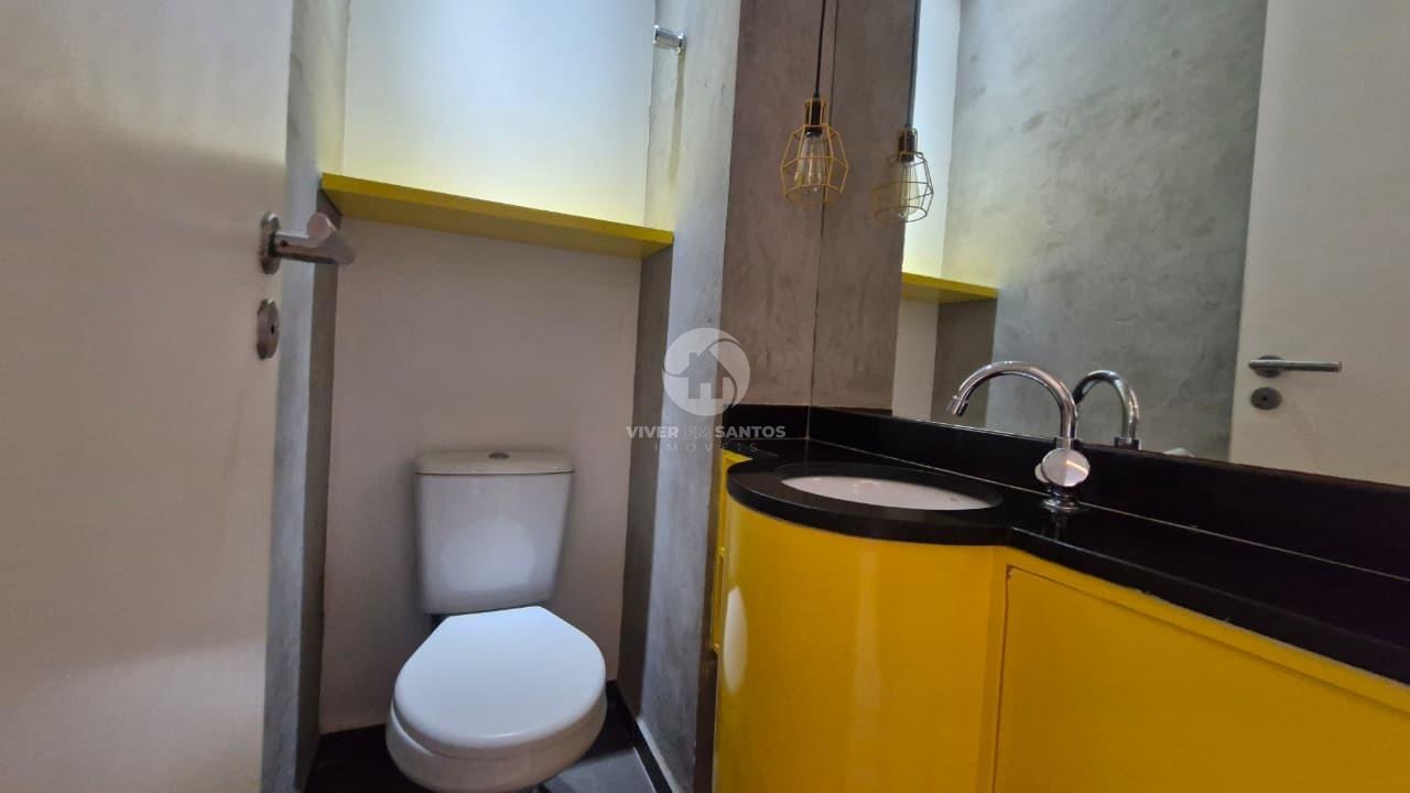 Apartamento 1 Suíte no Edifício Legend, Mobiliado e Andar Alto - Gonzaga - Santos SP em Gonzaga, Santos — foto 4