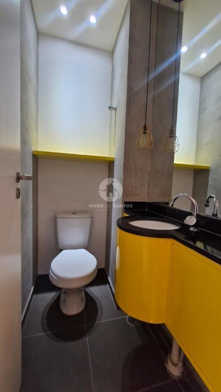 Apartamento 1 Suíte no Edifício Legend, Mobiliado e Andar Alto - Gonzaga - Santos SP em Gonzaga, Santos — foto 5