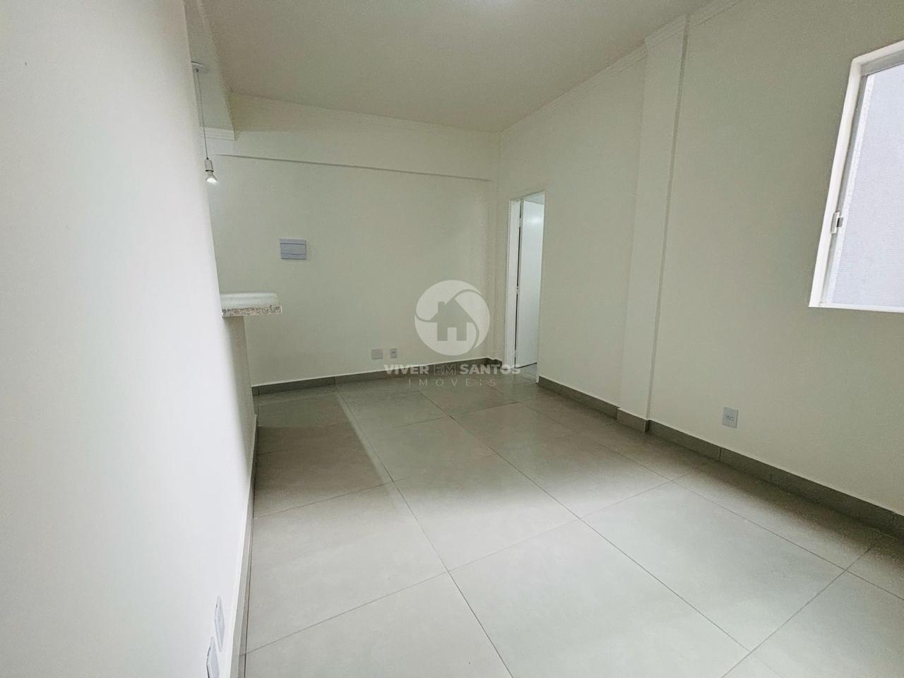 Sala Living Reformada, Andar Alto no Embaré - Santos SP em Embaré, Santos — foto 2
