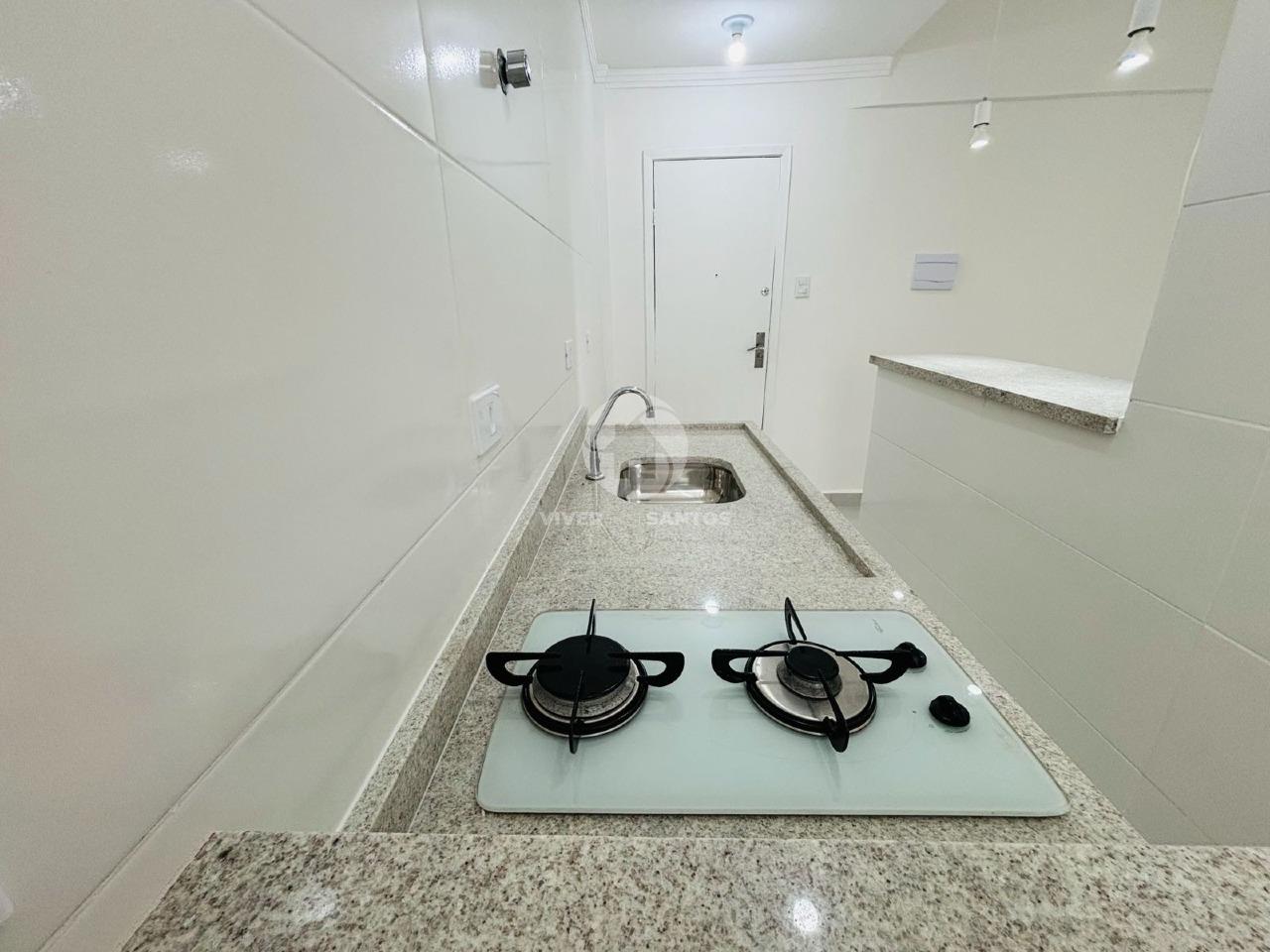 Sala Living Reformada, Andar Alto no Embaré - Santos SP em Embaré, Santos — foto 6