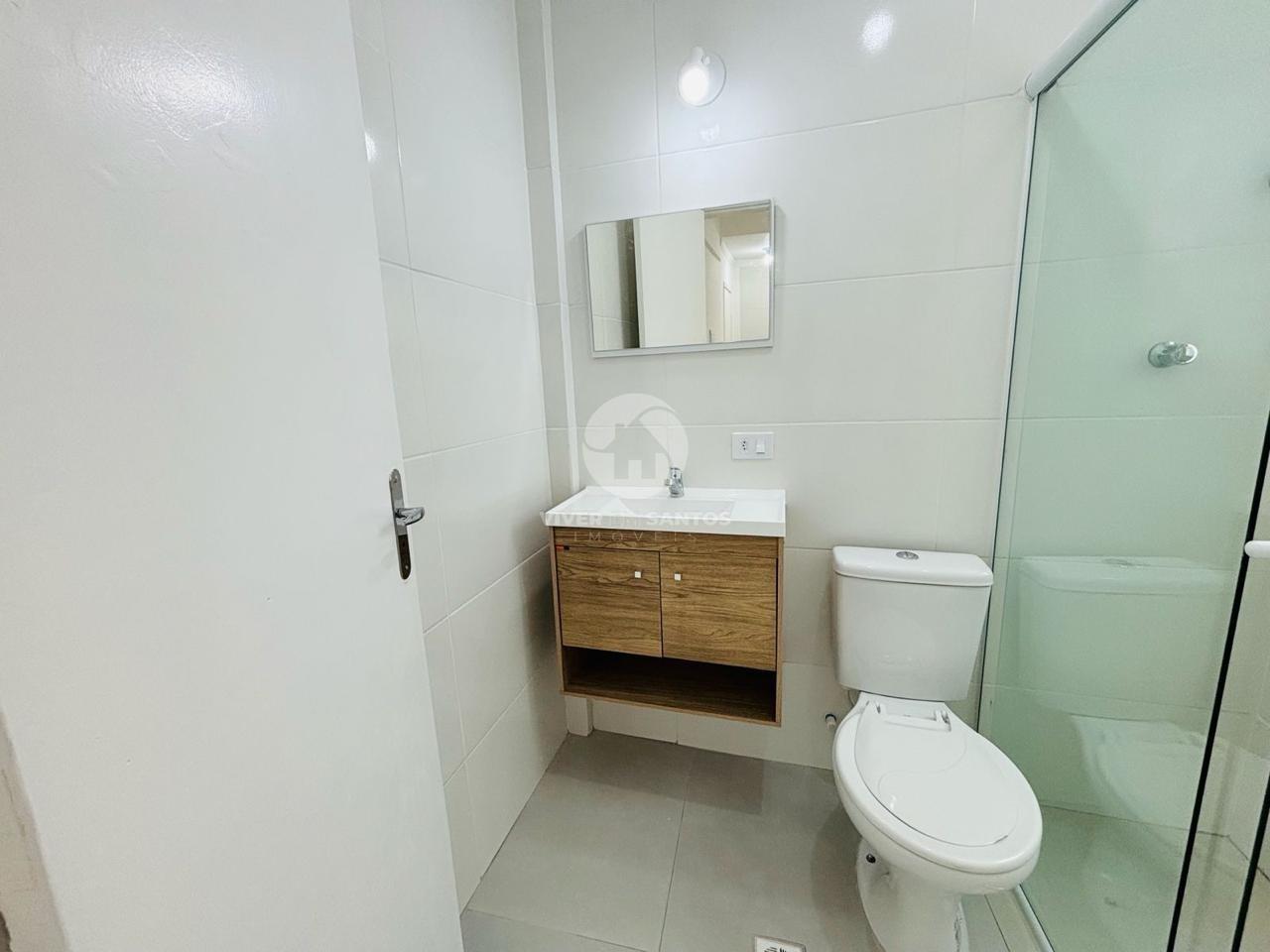 Sala Living Reformada, Andar Alto no Embaré - Santos SP em Embaré, Santos — foto 7