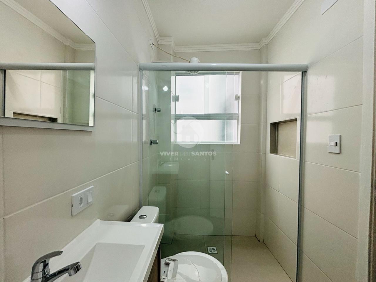 Sala Living Reformada, Andar Alto no Embaré - Santos SP em Embaré, Santos — foto 8