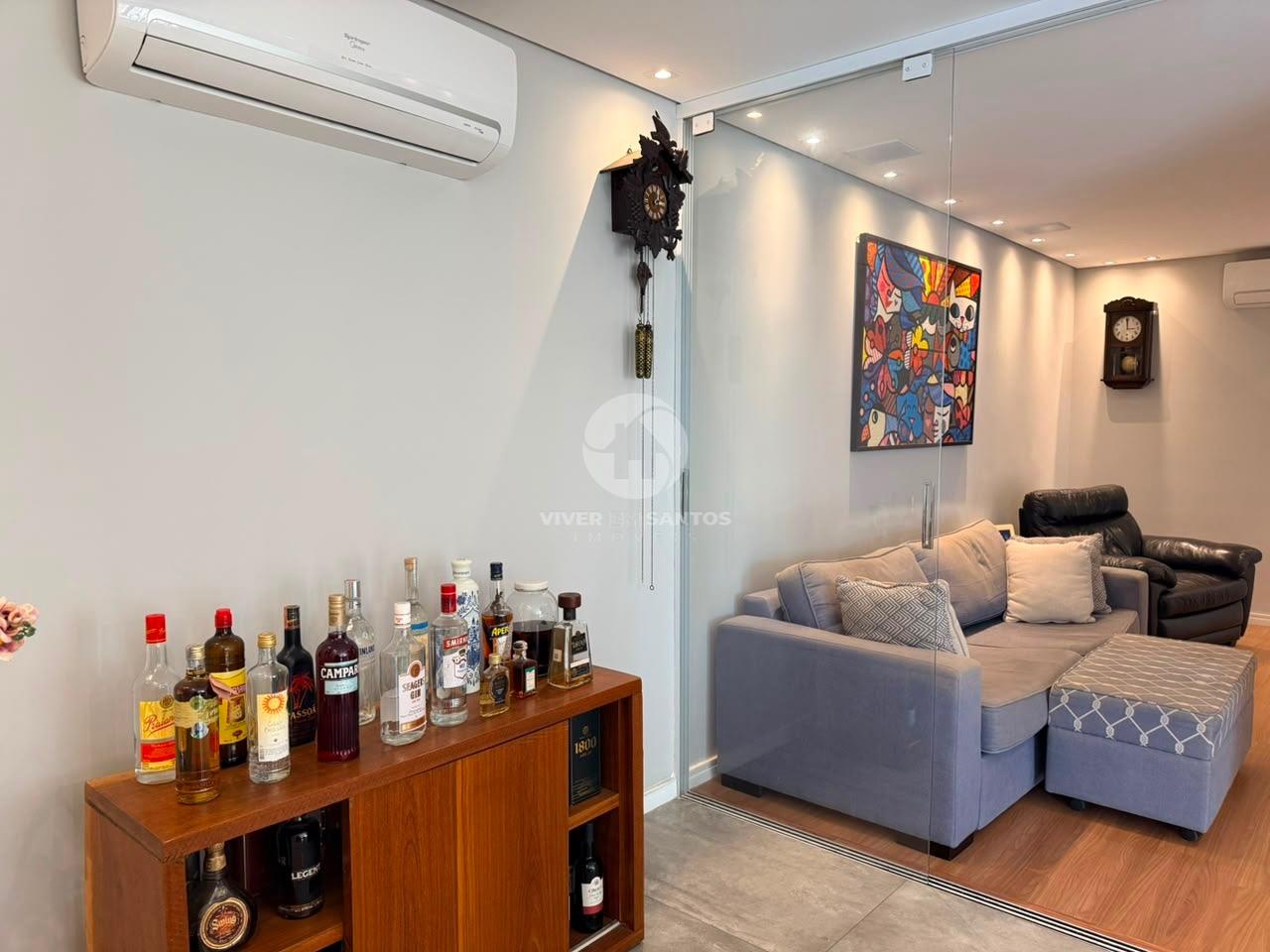 Apartamento 3 Dormitórios, sendo 1 suíte, 2 Vagas e Vista Mar no Gonzaga - Santos SP em Gonzaga, Santos — foto 5