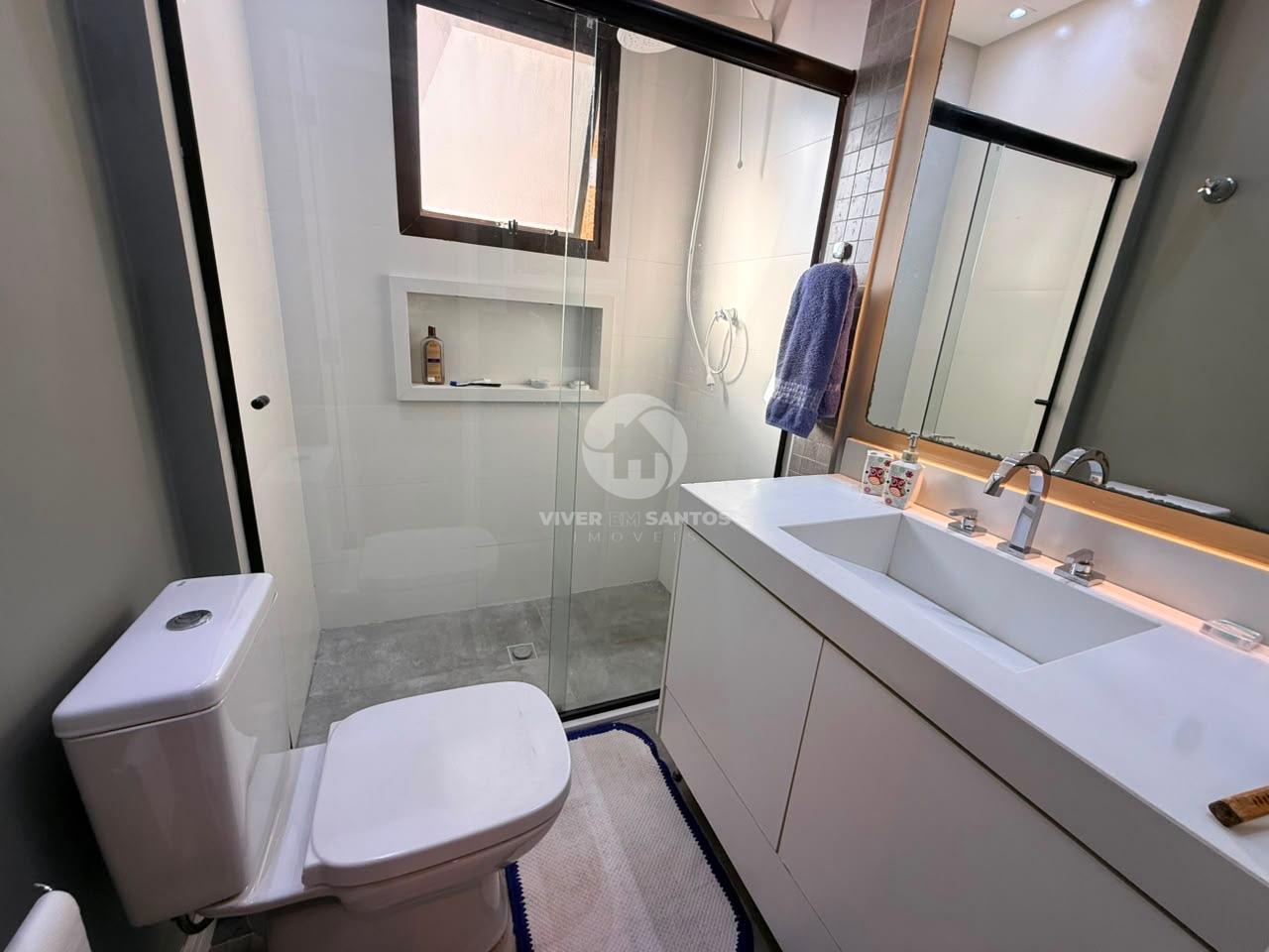 Apartamento 3 Dormitórios, sendo 1 suíte, 2 Vagas e Vista Mar no Gonzaga - Santos SP em Gonzaga, Santos — foto 14