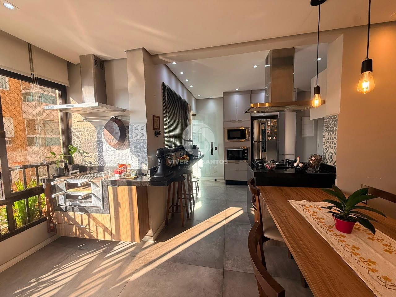 Apartamento 3 Dormitórios, sendo 1 suíte, 2 Vagas e Vista Mar no Gonzaga - Santos SP em Gonzaga, Santos — foto 2