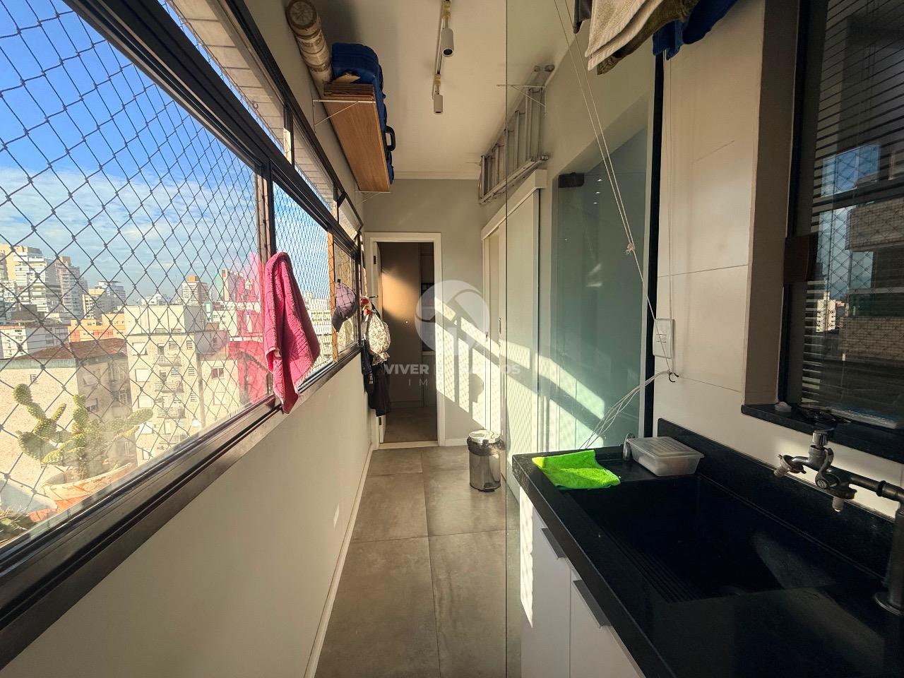 Apartamento 3 Dormitórios, sendo 1 suíte, 2 Vagas e Vista Mar no Gonzaga - Santos SP em Gonzaga, Santos — foto 18