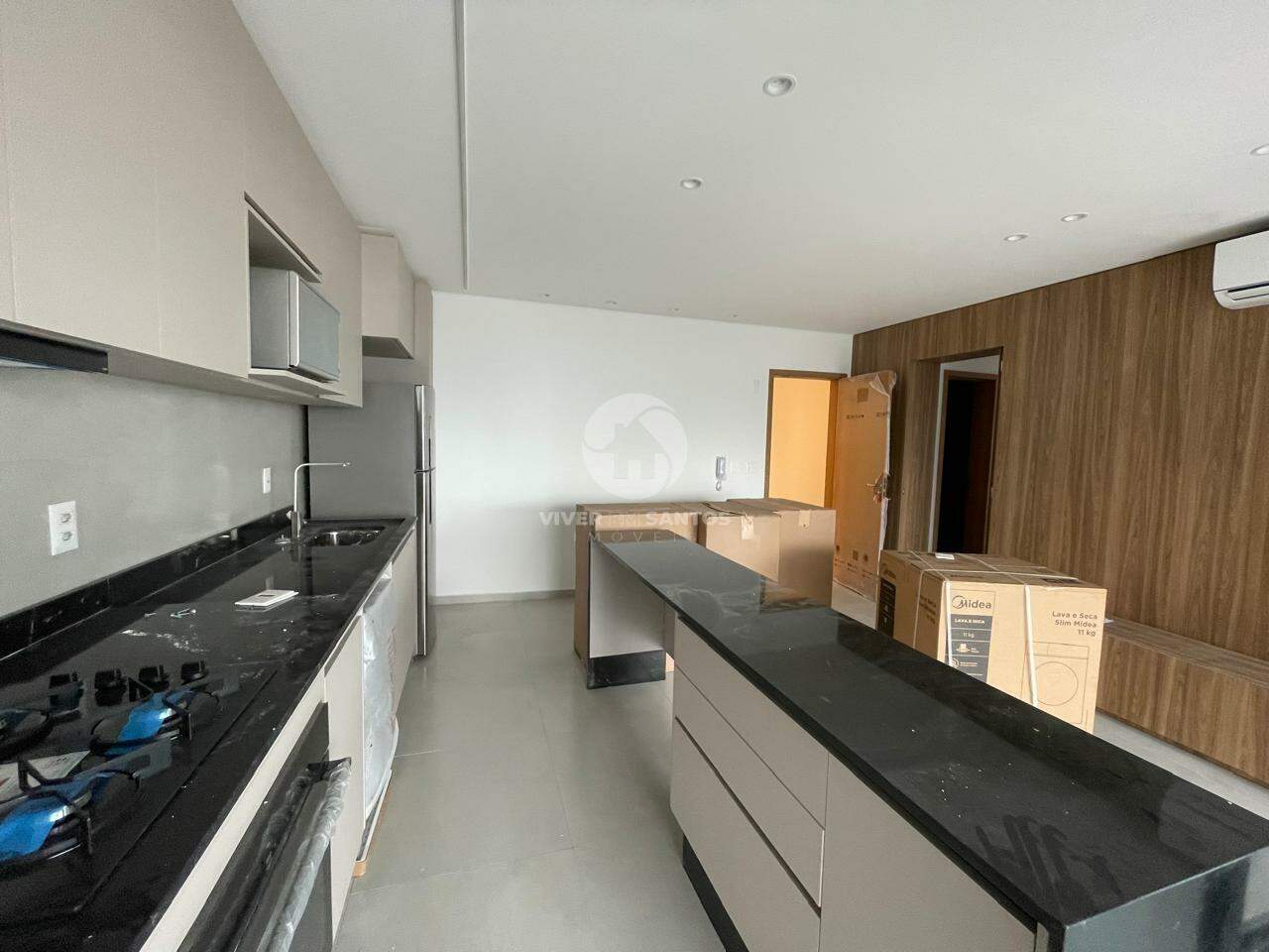 Apartamento 2 Dormitórios, Varanda Gourmet e Vista Livre - Santos SP em José Menino, Santos — foto 5