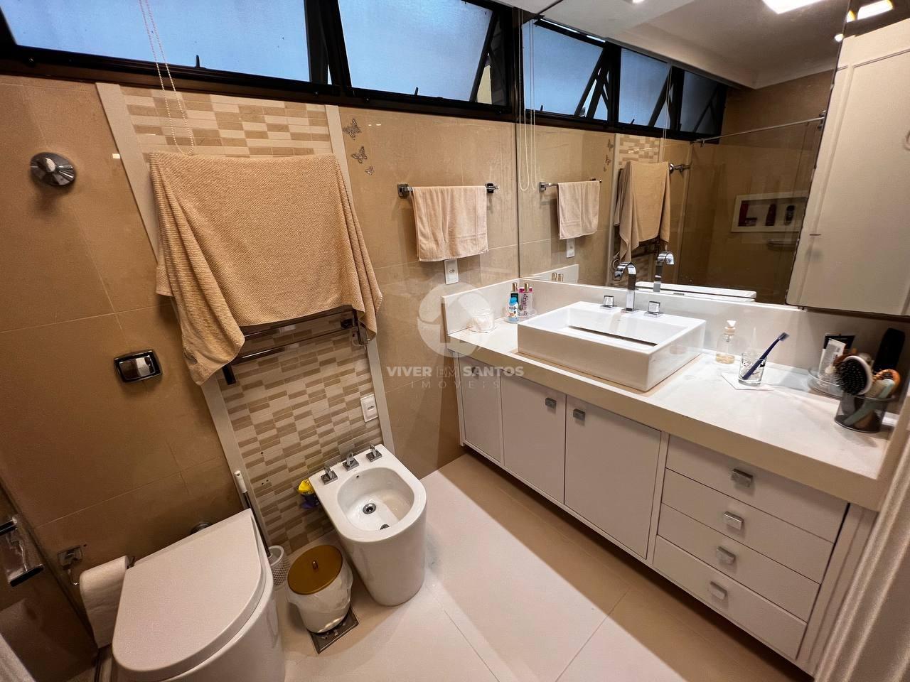 Apartamento 3 Dormitórios, 2 Vagas, 1 por Andar e Mobiliado no Boqueirão - Santos SP em Boqueirão, Santos — foto 19