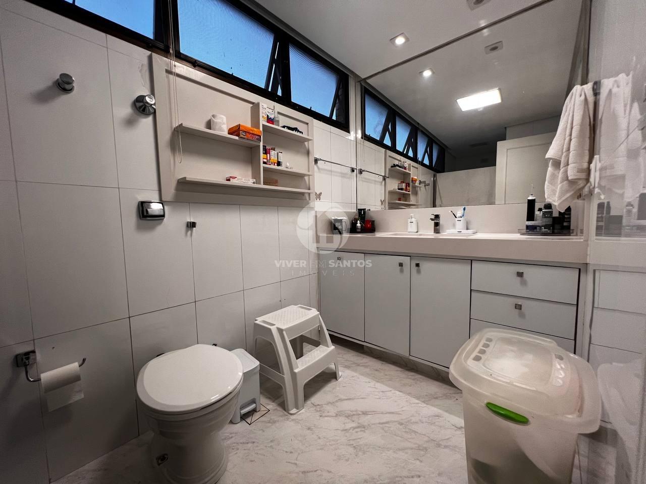 Apartamento 3 Dormitórios, 2 Vagas, 1 por Andar e Mobiliado no Boqueirão - Santos SP em Boqueirão, Santos — foto 23