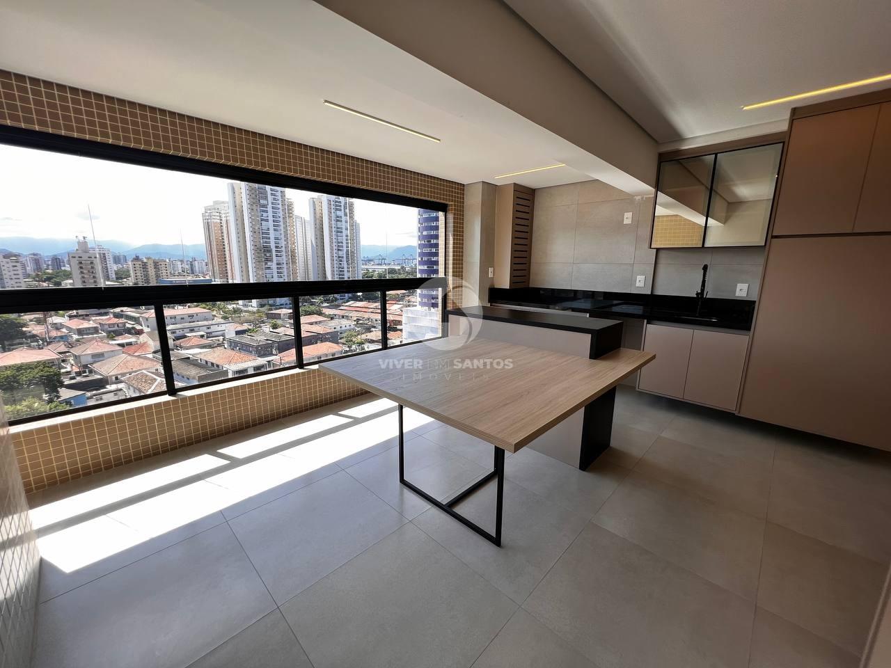 Apartamento 2 Dormitórios, Vista Livre e Lazer Completo na Ponta da Praia - Santos SP em Ponta da Praia, Santos — foto 5