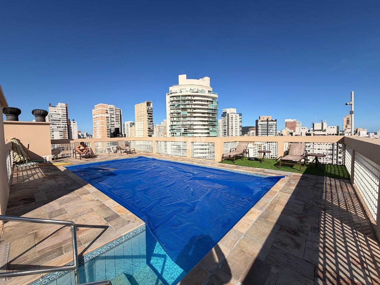Flat 2 Dormitórios, Serviços de Hotelaria e Piscina no Gonzaga - Santos SP em Gonzaga, Santos — foto 12
