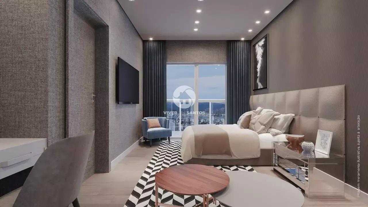 Apartamento 3 suítes e 3 vagas de garagem na Ponta da Praia - Santos/SP em Ponta da Praia, Santos — foto 5