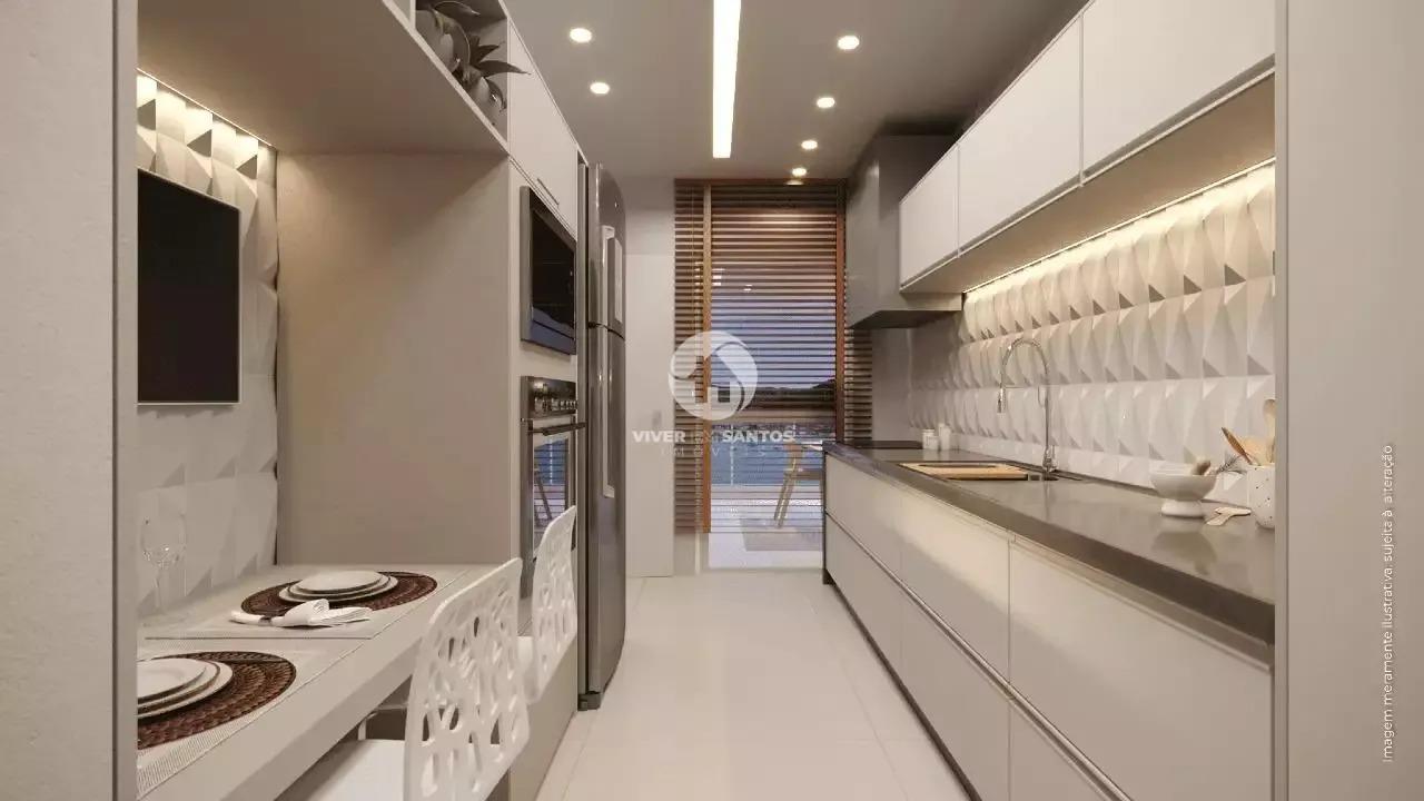 Apartamento 3 suítes e 3 vagas de garagem na Ponta da Praia - Santos/SP em Ponta da Praia, Santos — foto 9