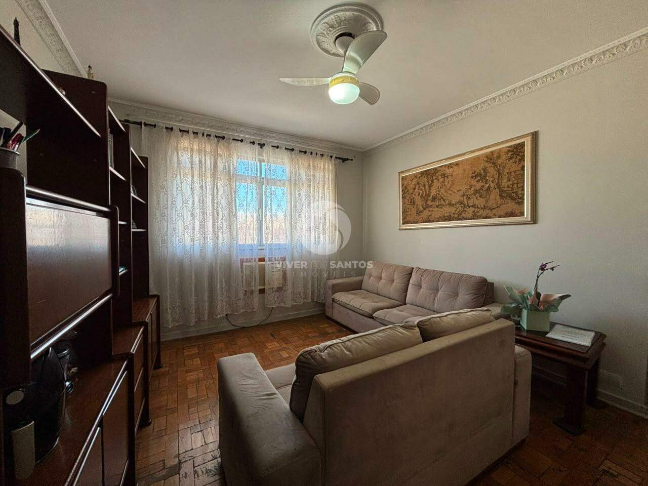 Apartamento 3 Dormitórios, Sacada e Vista Livre no Campo Grande - Santos SP em Campo Grande, Santos — foto 2