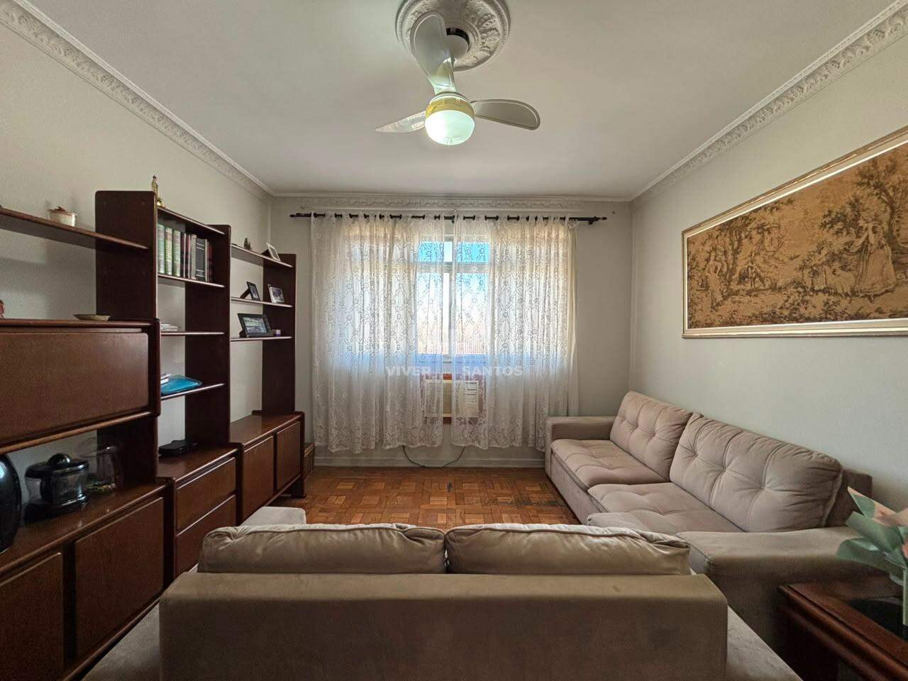 Apartamento 3 Dormitórios, Sacada e Vista Livre no Campo Grande - Santos SP em Campo Grande, Santos — foto 3