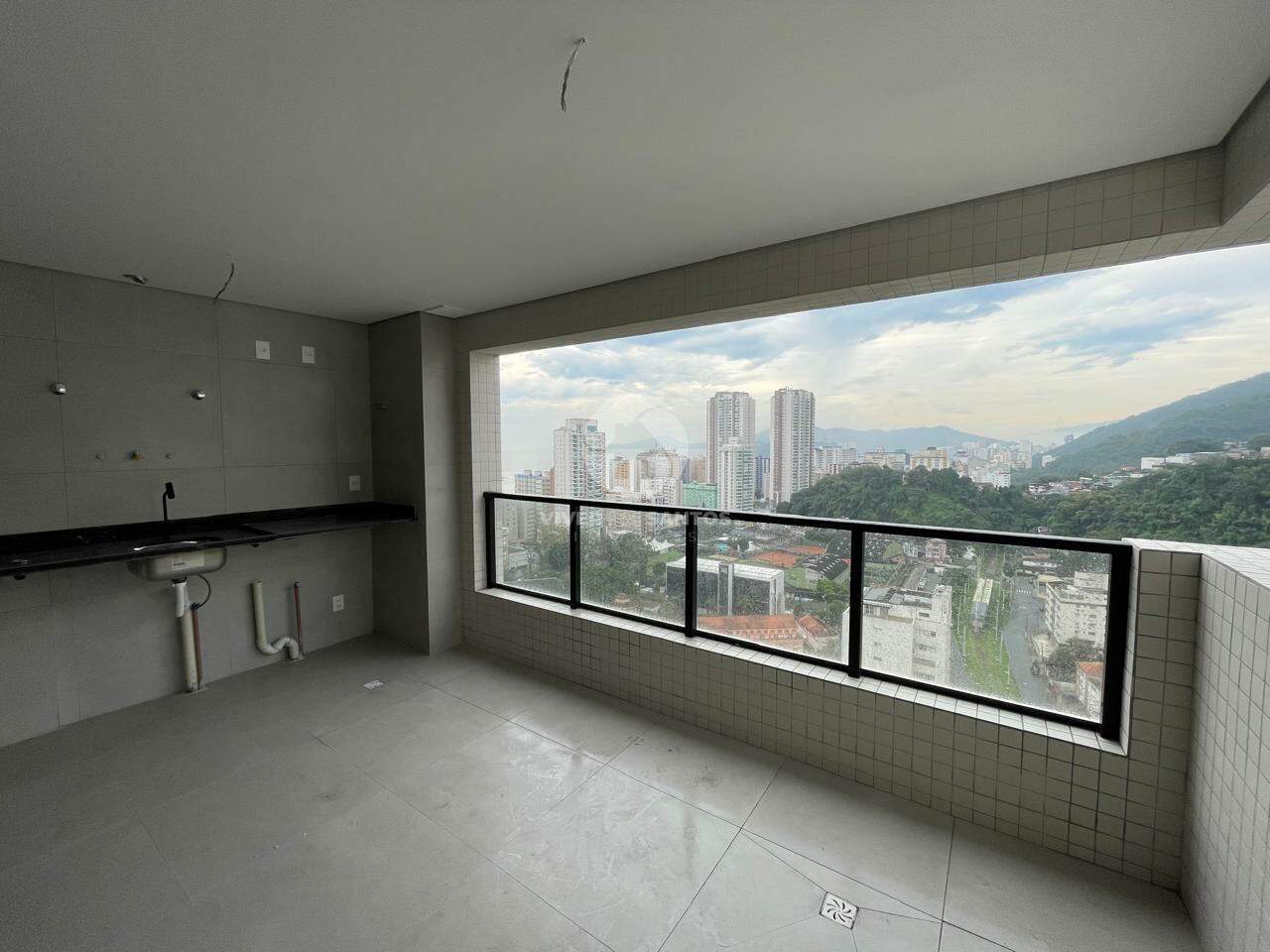 Apartamento 2 Dormitórios, Varanda Gourmet e Vista Livre - José Menino Santos/SP em José Menino, Santos — foto 6
