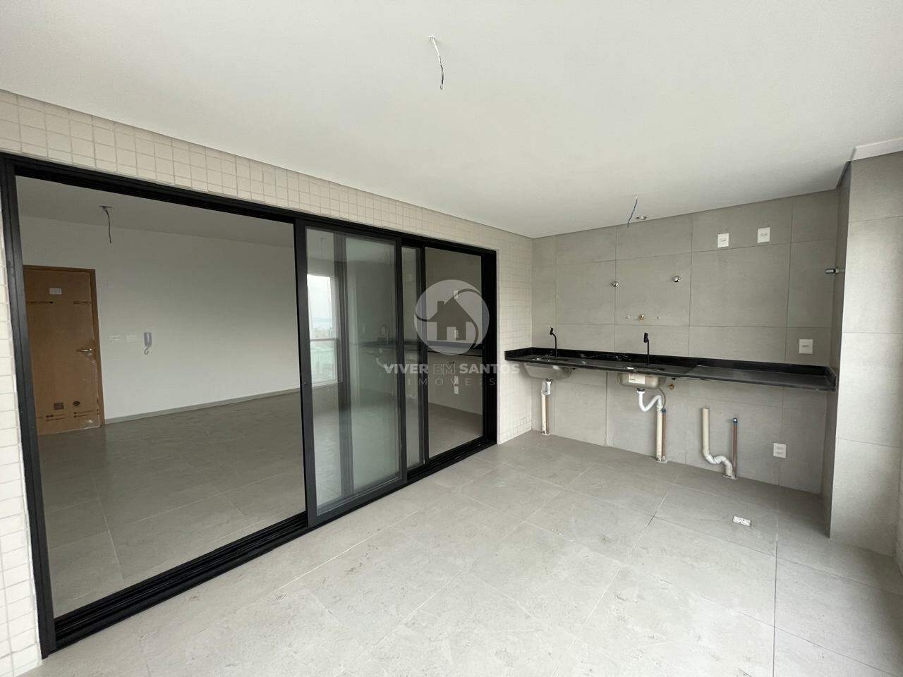 Apartamento 2 Dormitórios, Varanda Gourmet e Vista Livre - José Menino Santos/SP em José Menino, Santos — foto 4