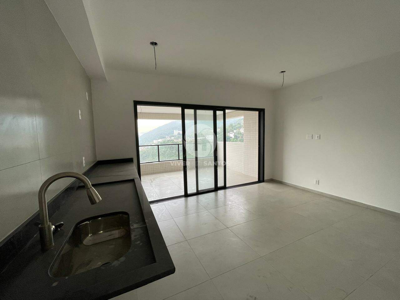 Apartamento 2 Dormitórios, Varanda Gourmet e Vista Livre - José Menino Santos/SP em José Menino, Santos — foto 3