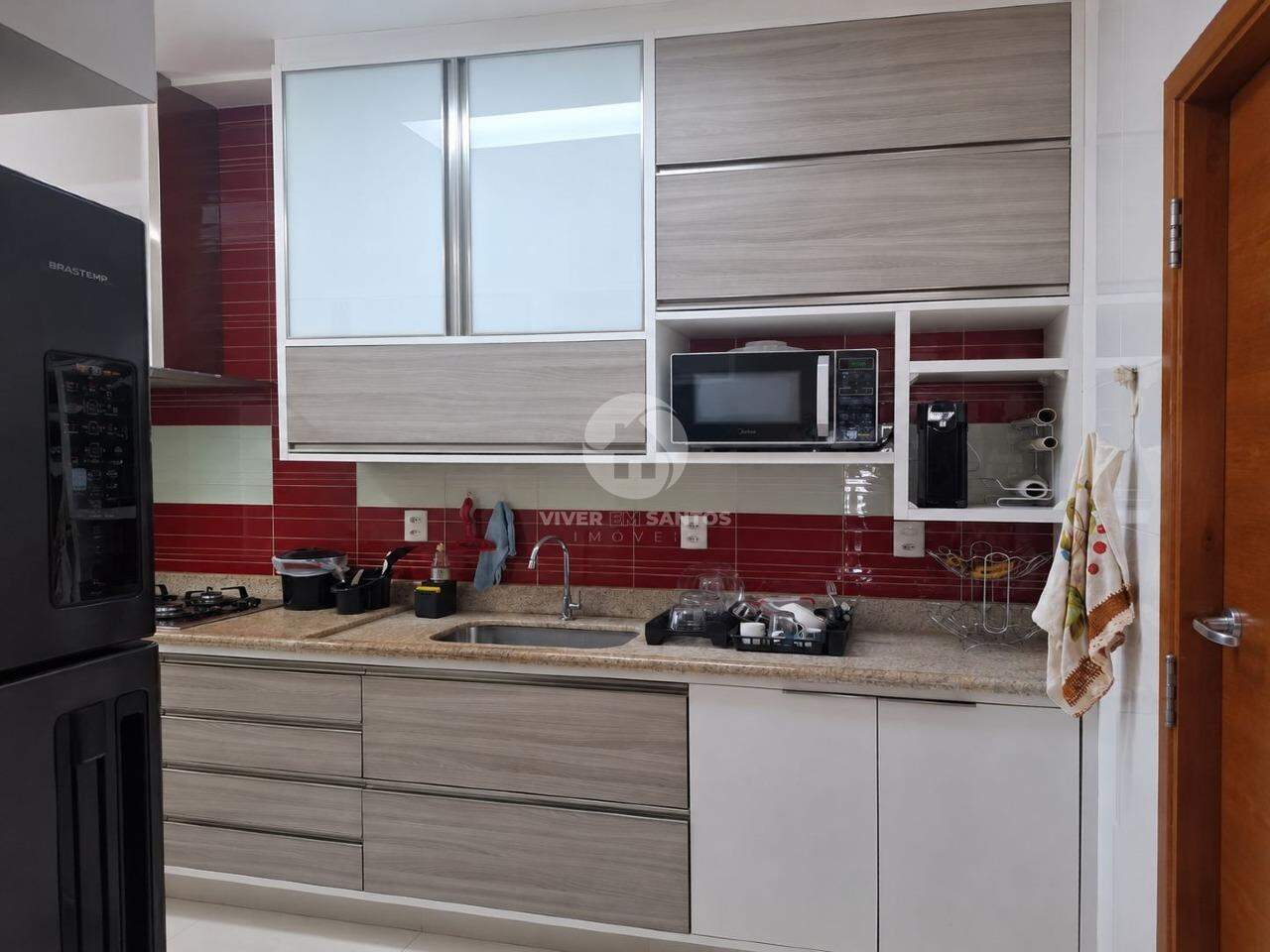 Apartamento 2 Suítes, Armários Planejados e 2 Vagas no Campo Grande - Santos SP em Campo Grande, Santos — foto 4