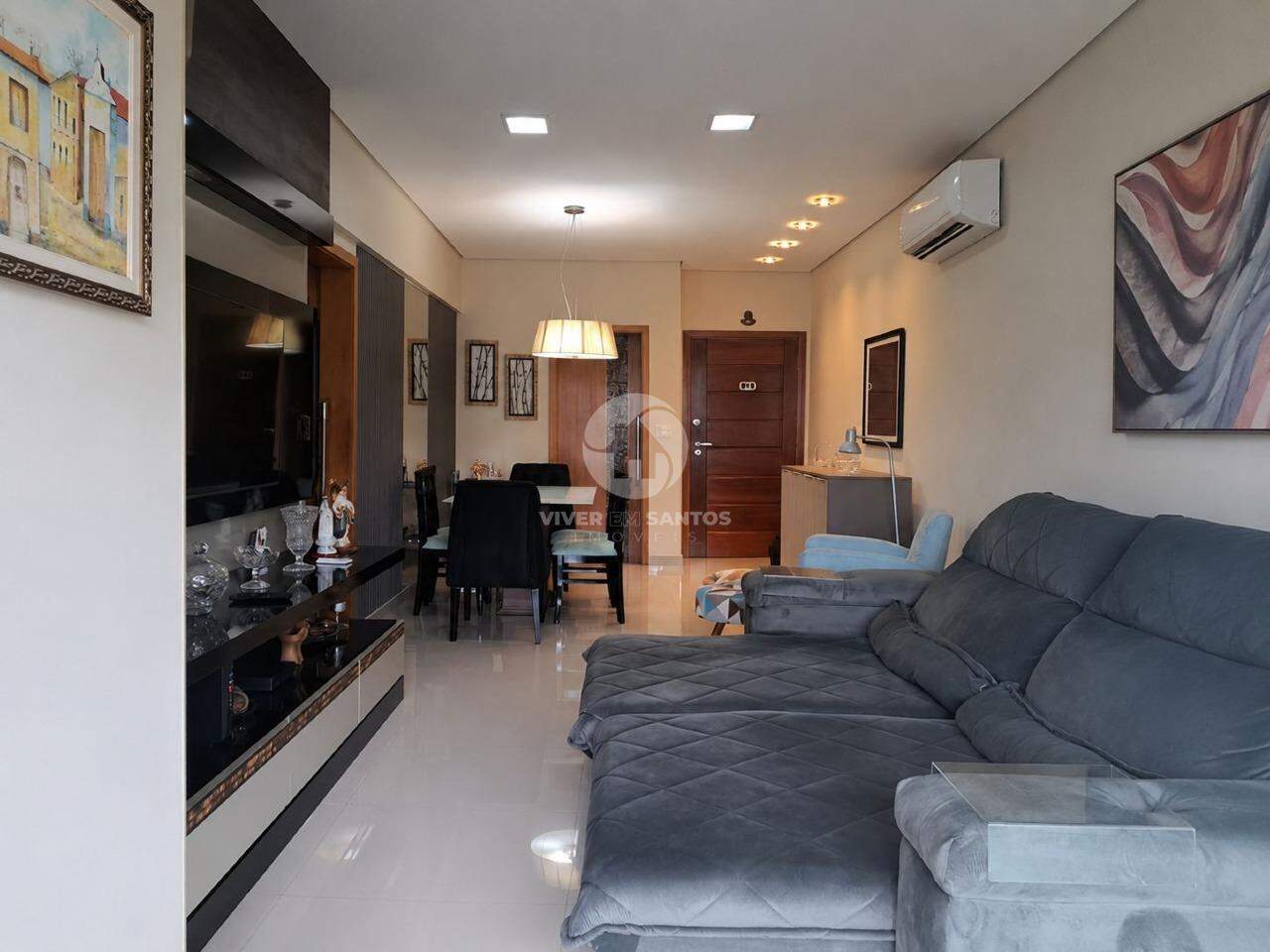 Apartamento 2 Suítes, Armários Planejados e 2 Vagas no Campo Grande - Santos SP em Campo Grande, Santos — foto 3