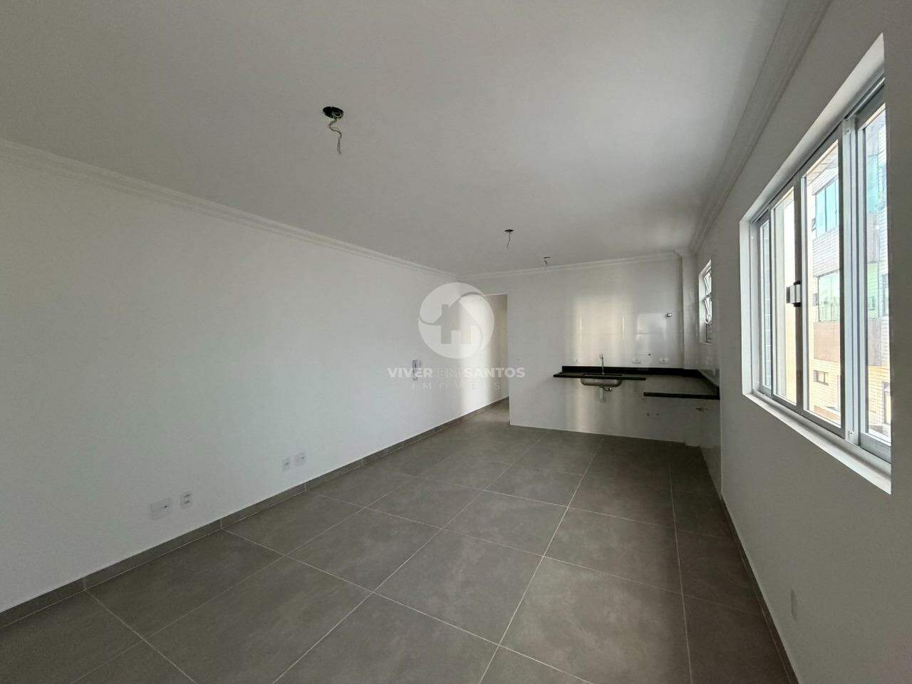 Apartamento 2 Dormitórios, Suíte e 1 Vaga Demarcada no Macuco - Santos SP em Macuco, Santos — foto 2