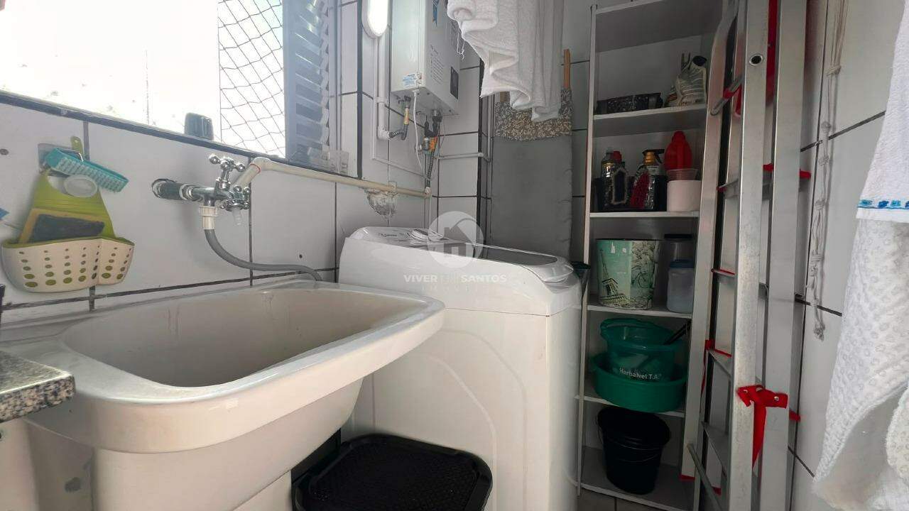 Apartamento 3 Dormitórios, 2 Suítes e Pé na Areia no José Menino - Santos SP em José Menino, Santos — foto 23