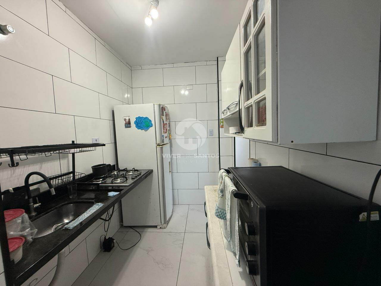 Apartamento 1 Dormitório, Armários Planejados e Reformado no José Menino - Santos SP em José Menino, Santos — foto 12