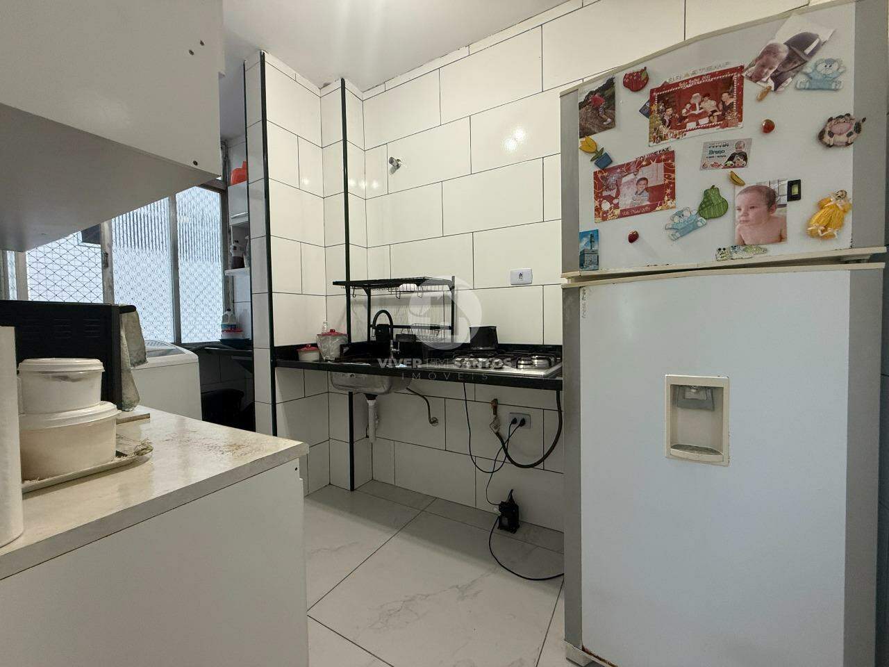 Apartamento 1 Dormitório, Armários Planejados e Reformado no José Menino - Santos SP em José Menino, Santos — foto 13