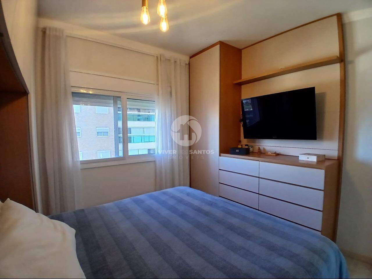 Apartamento 3 Dormitórios, Suíte, Varanda Gourmet e Lazer Completo na Ponta da Praia - Santos SP em Ponta da Praia, Santos — foto 14