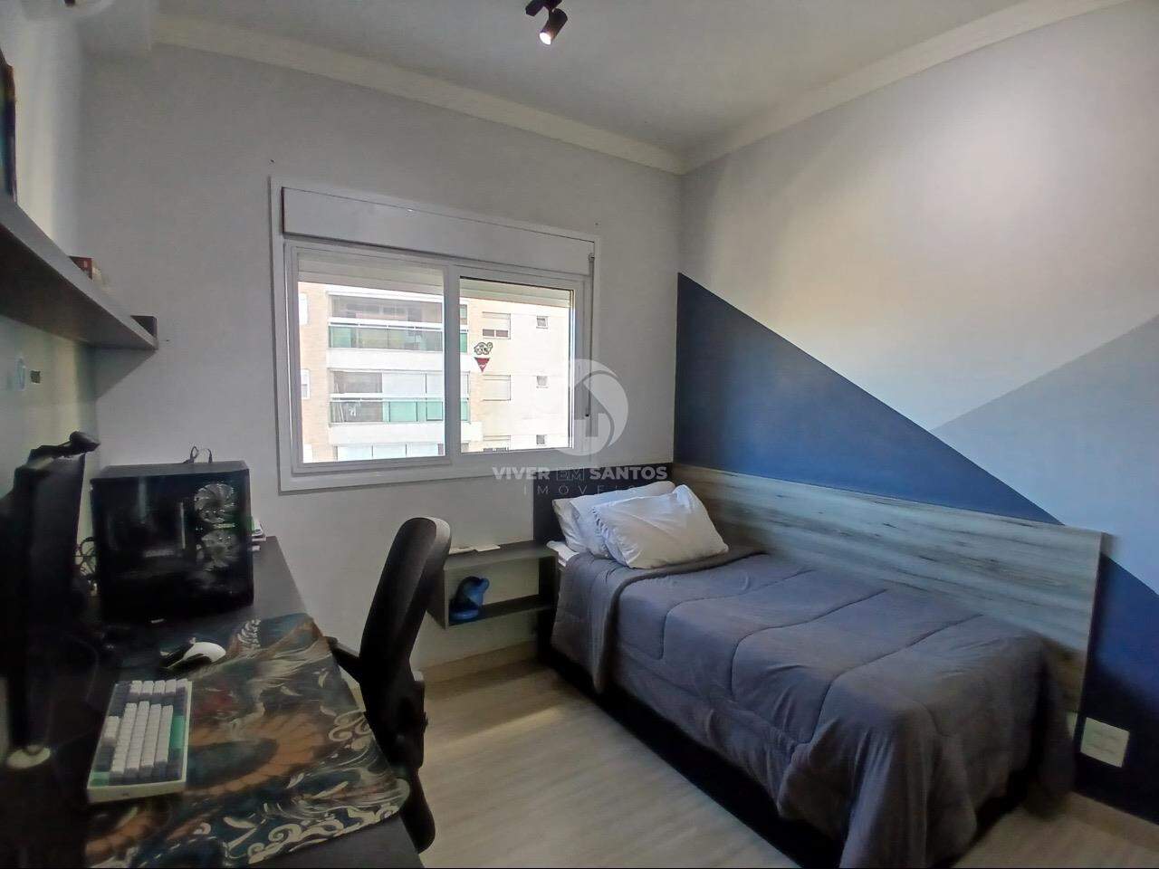 Apartamento 3 Dormitórios, Suíte, Varanda Gourmet e Lazer Completo na Ponta da Praia - Santos SP em Ponta da Praia, Santos — foto 10