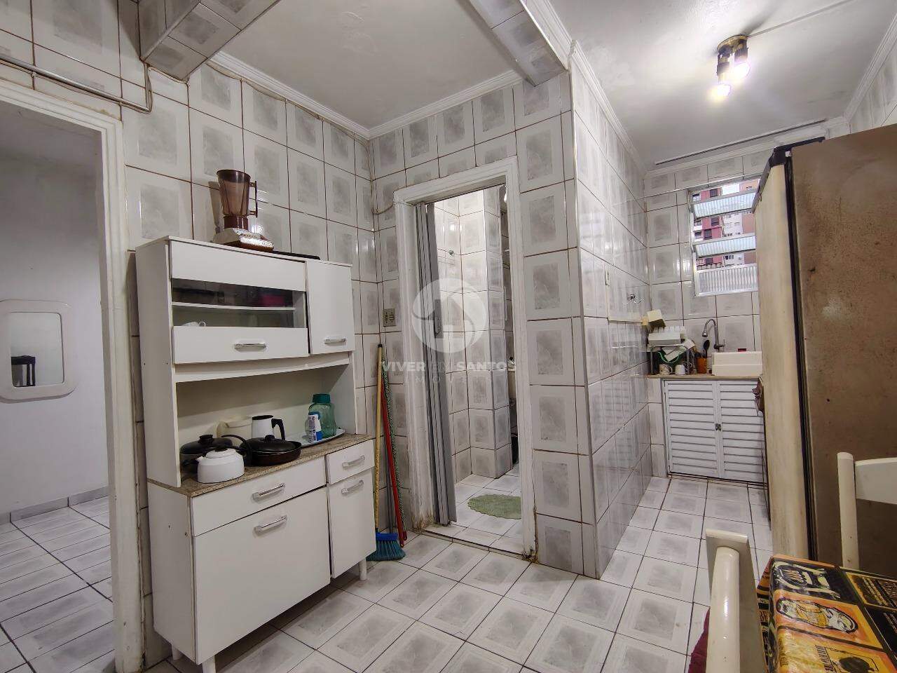 Sala living, condomínio frente á Praia e Portaria 24 Horas no Pompéia - Santos SP em Pompéia, Santos — foto 12
