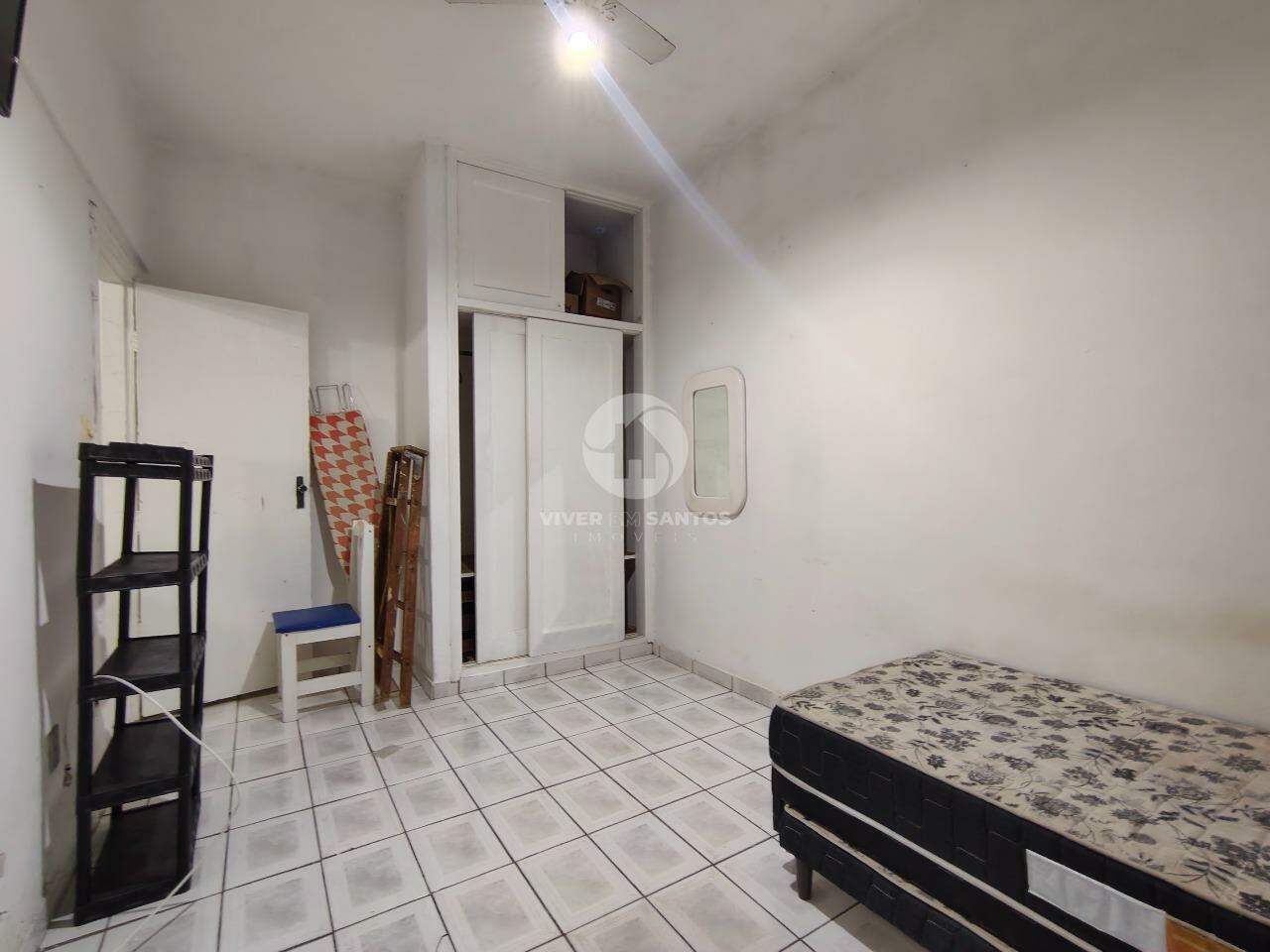 Sala living, condomínio frente á Praia e Portaria 24 Horas no Pompéia - Santos SP em Pompéia, Santos — foto 3
