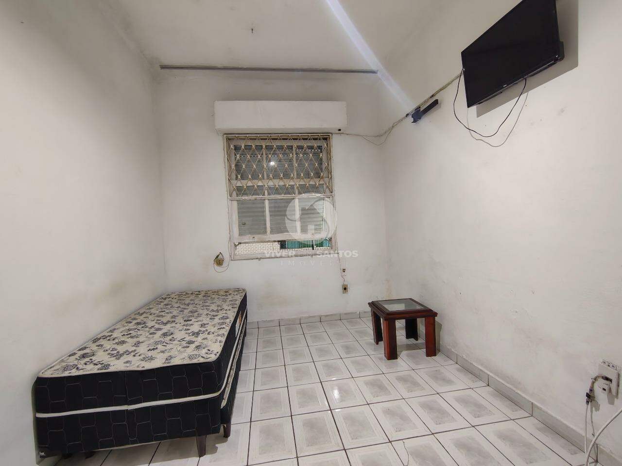 Sala living, condomínio frente á Praia e Portaria 24 Horas no Pompéia - Santos SP em Pompéia, Santos — foto 4
