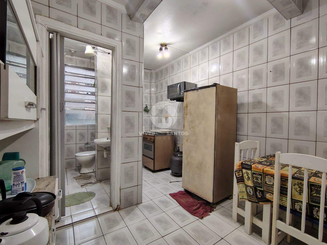 Sala living, condomínio frente á Praia e Portaria 24 Horas no Pompéia - Santos SP em Pompéia, Santos — foto 9