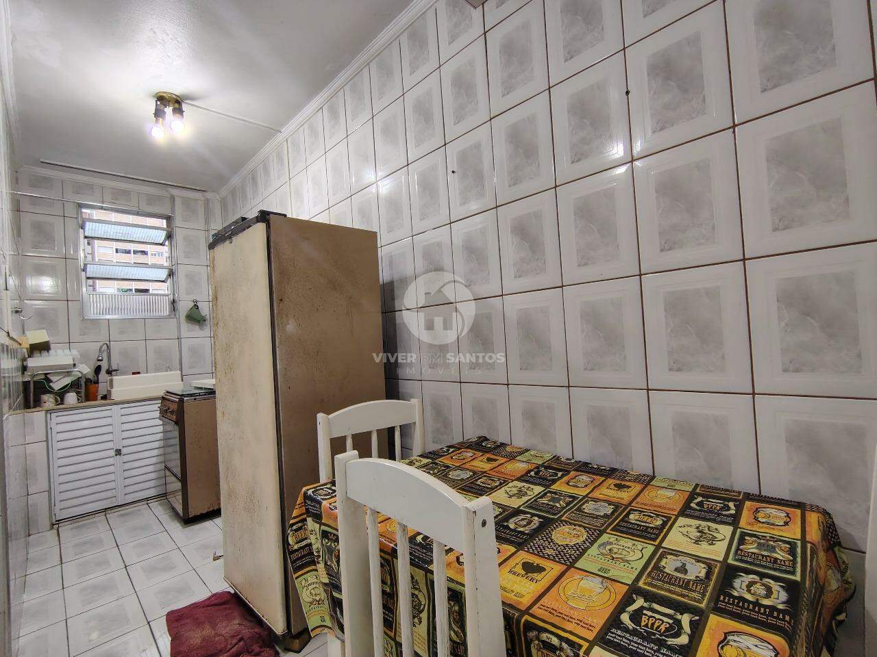 Sala living, condomínio frente á Praia e Portaria 24 Horas no Pompéia - Santos SP em Pompéia, Santos — foto 8