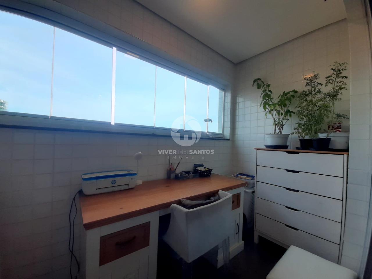 Apartamento Vista Livre, Andar Alto e Lazer Completo - Macuco Santos SP em Macuco, Santos — foto 4