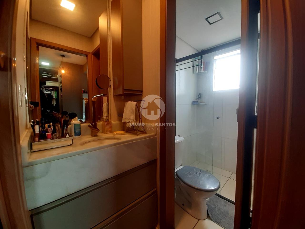Apartamento Vista Livre, Andar Alto e Lazer Completo - Macuco Santos SP em Macuco, Santos — foto 17