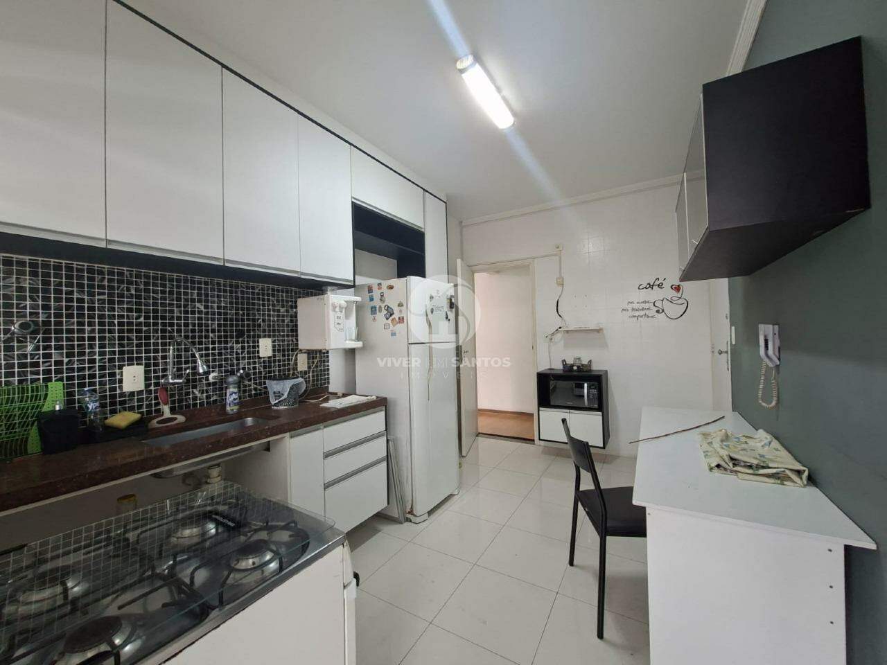 Apartamento 2 Dormitórios, Dependência Completa e Mobiliado no Marapé - Santos SP em Marapé, Santos — foto 11
