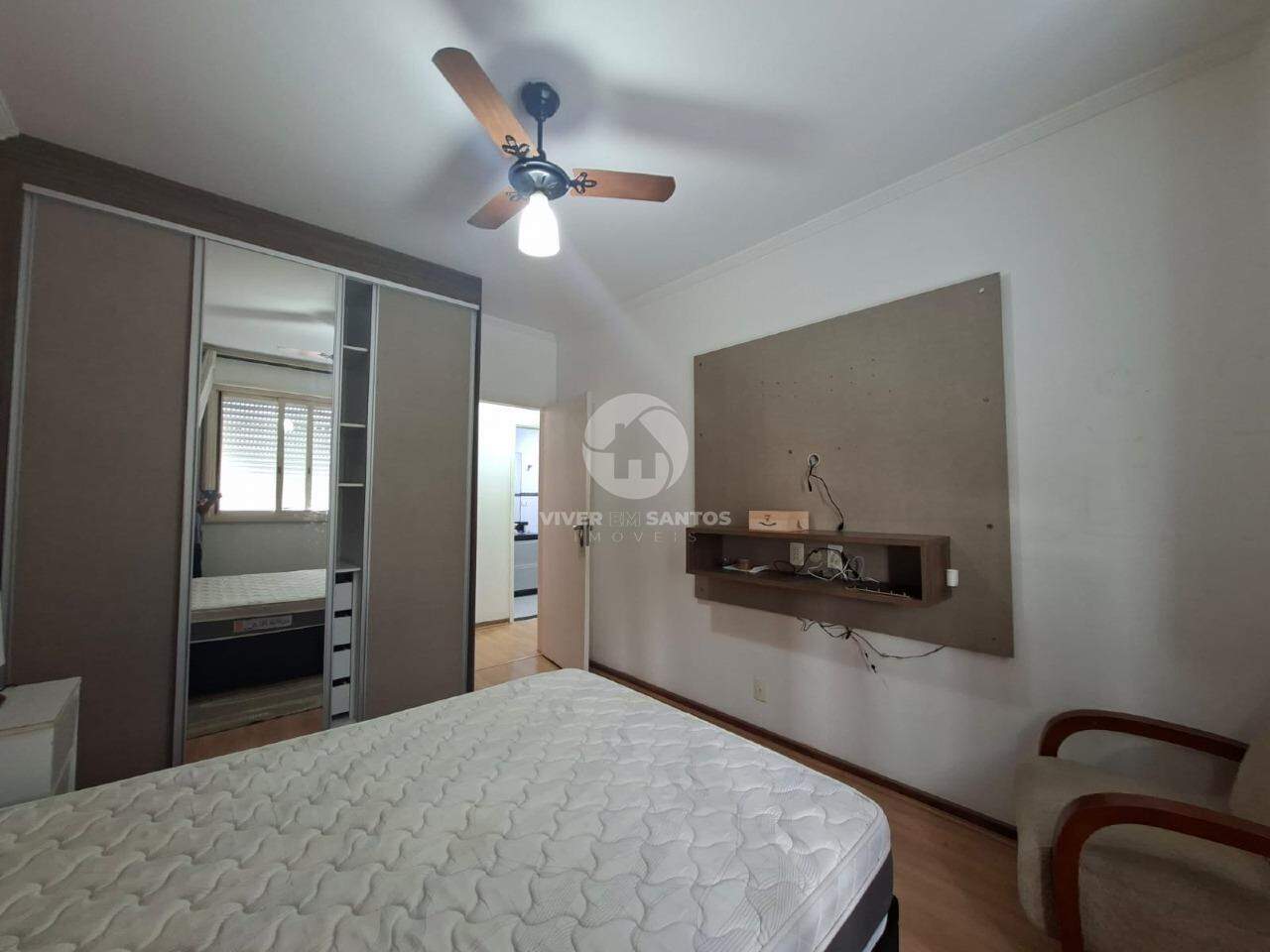Apartamento 2 Dormitórios, Dependência Completa e Mobiliado no Marapé - Santos SP em Marapé, Santos — foto 8