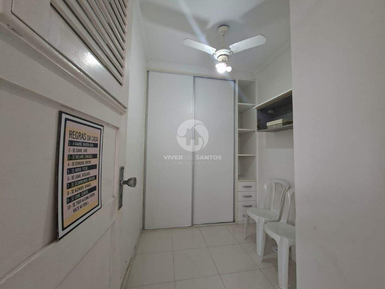Apartamento 2 Dormitórios, Dependência Completa e Mobiliado no Marapé - Santos SP em Marapé, Santos — foto 15