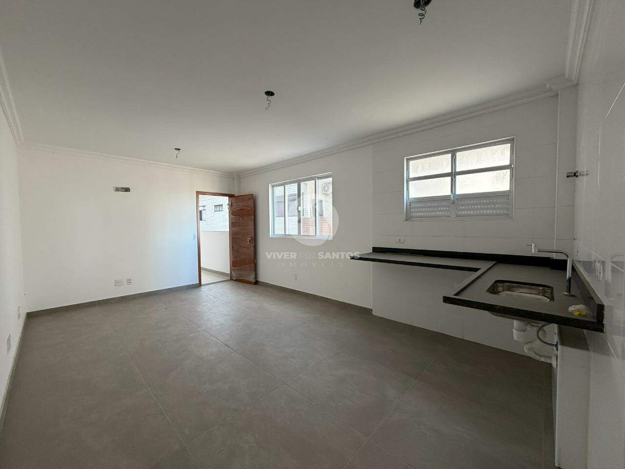 Apartamento 2 Dormitórios, Suíte e 1 Vaga Demarcada no Macuco - Santos SP em Macuco, Santos — foto 3