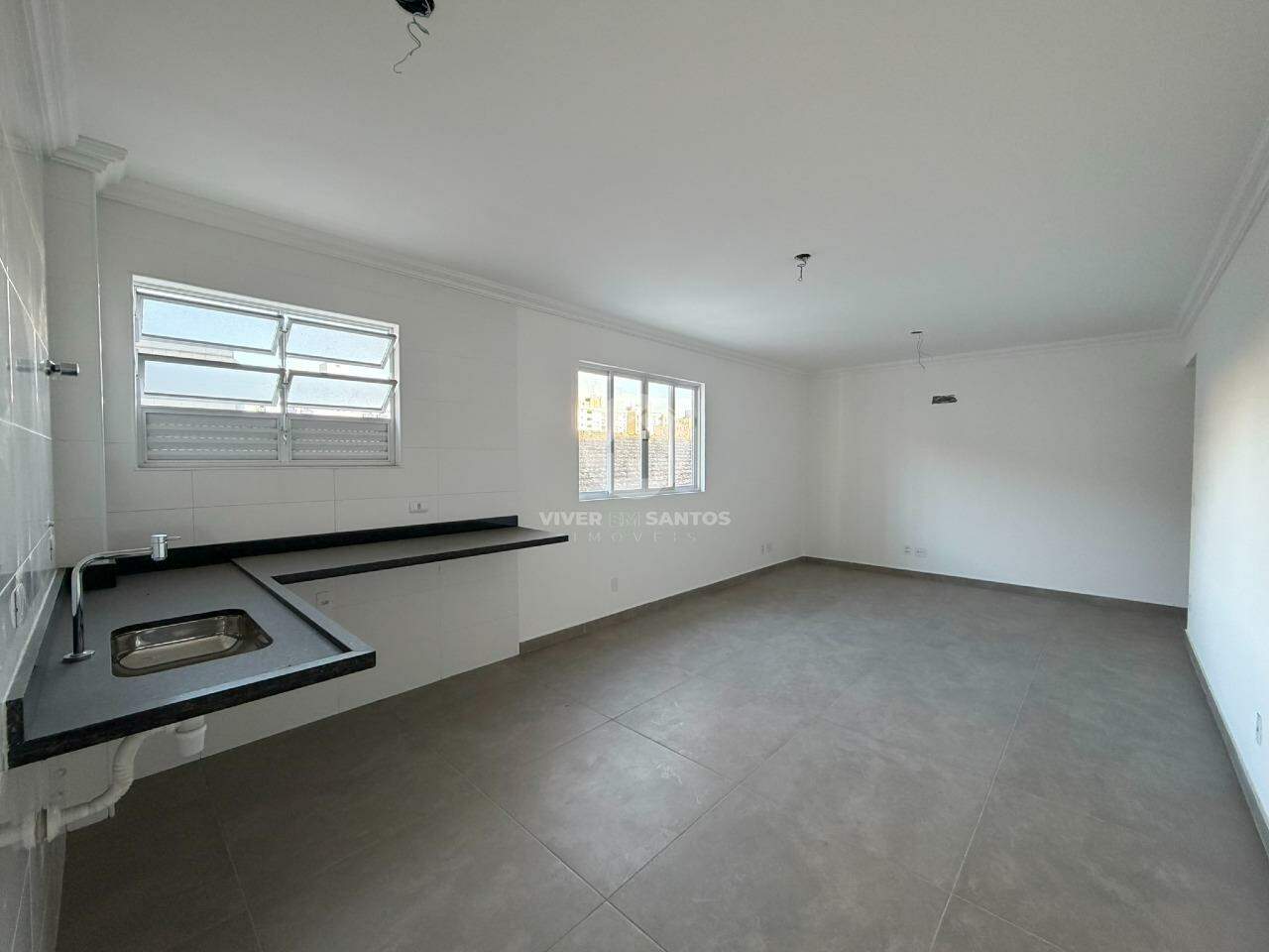 Apartamento 2 Dormitórios, Suíte e 1 Vaga Demarcada no Macuco - Santos SP em Macuco, Santos — foto 3