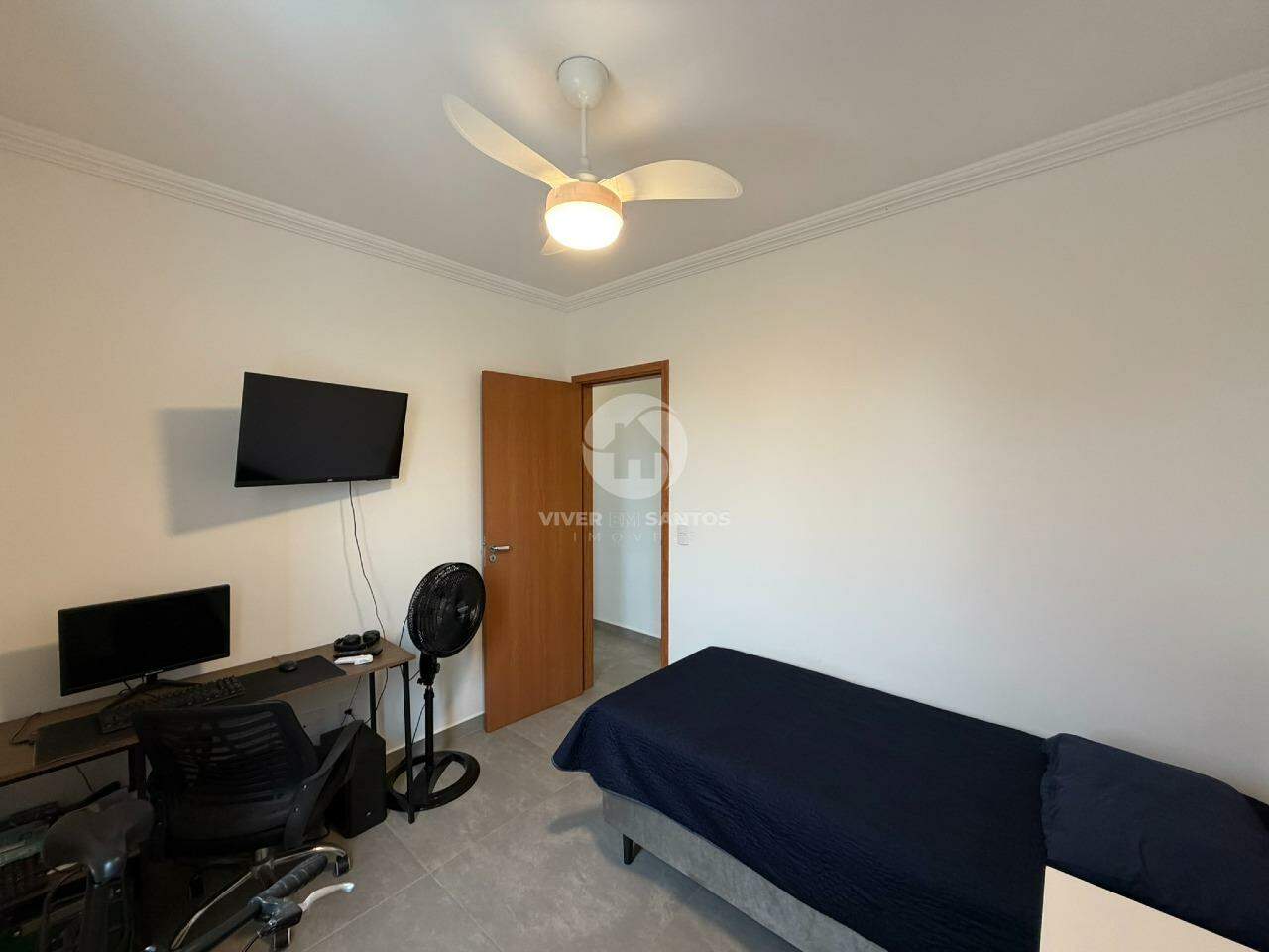 Apartamento Porteira Fechada 2 Dormitórios, Suíte e 1 Vaga Demarcada no Macuco - Santos SP em Macuco, Santos — foto 10